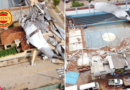 Tempestade causa estragos em Três Ranchos e Santa Rosa, Goiás, neste sábado