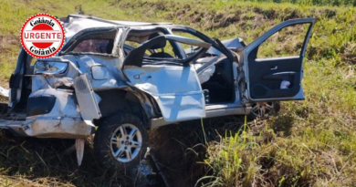 Tragédia na GO-080: Idosa de 93 anos morre após capotamento; três ficam feridos