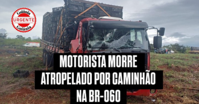 Caminhoneiro Morre Atropelado na BR-060 em Anápolis Após Sinalizar Problema Mecânico