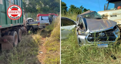 Tragédia na BR-153: sogros de deputado Requião Filho morrem em colisão em Rialma