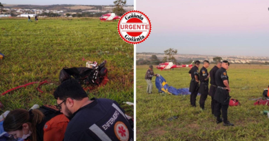 Piloto de parapente morre após queda às margens da BR-040 em Valparaíso de Goiás