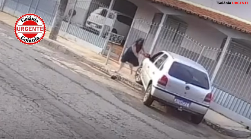 Homem com CNH suspensa tenta atropelar ex-esposa em Morrinhos; suspeito é preso embriagado e debocha da polícia