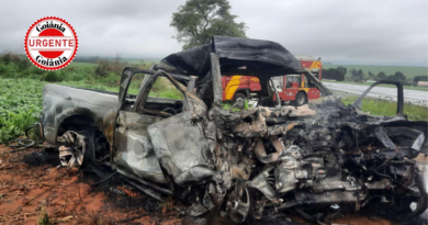 Colisão fatal entre caminhonete e caminhão na BR-364 deixa dois mortos e acende alerta sobre aquaplanagem