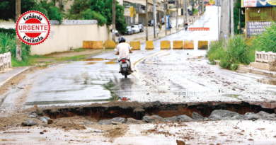 Refeita após erosão, cabeceira da ponte na Marechal Rondon exige interdição prolongada em Goiânia