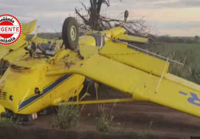 Vento derruba avião agrícola durante pouso em Quirinópolis e Cenipa abre investigação