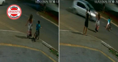 Criança de 7 anos é gravemente ferida em atropelamento com fuga de motorista na zona oeste de Goiânia
