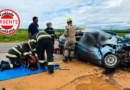 Colisão entre carro e motocicleta deixa dois mortos e idosa em estado gravíssimo na BR-414