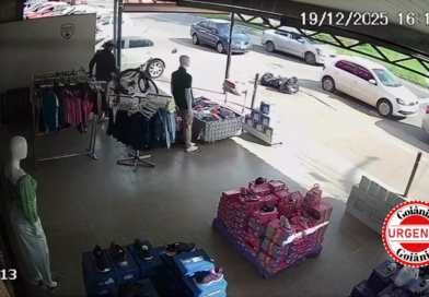 Câmeras registram furto de bicicleta em comércio do Cidade Livre, em Aparecida de Goiânia