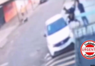 Adolescente é atropelado de forma intencional após discussão registrada por câmeras em Trindade