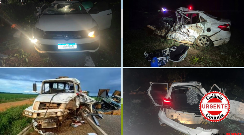 Fim de semana violento nas rodovias federais de Goiás registra 8 mortes e mais de 30 feridos
