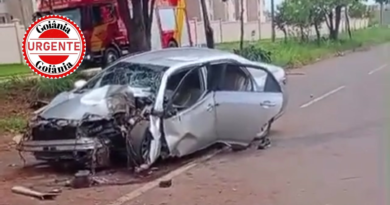 Motorista fica em estado gravíssimo após colisão na Região Sudoeste de Goiânia