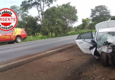Diarista morre após veículo sair da pista e colidir com árvore na BR-020, em Alvorada do Norte