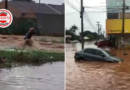 Enxurrada arrasta motociclista e veículo durante temporal e expõe fragilidade da drenagem urbana, em Planaltina de Goiás
