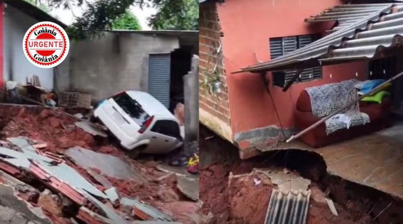 Deslizamento no Jardim Curitiba deixa casas destruídas, famílias desalojadas e expõe disputa técnica entre órgãos públicos