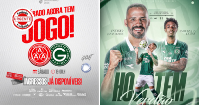 Anapolina e Goiás medem forças no Jonas Duarte em duelo direto pela parte alta do Goianão