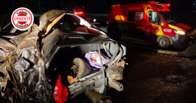 Jovens morrem em capotamento na GO-080 entre Nerópolis e Petrolina de Goiás