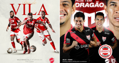 Vila Nova recebe o Atlético-GO em clássico decisivo pela liderança do Goianão