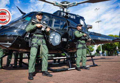 Caiado entrega frota inédita de helicópteros e projeta novo patamar tecnológico para a segurança pública, em Goiás