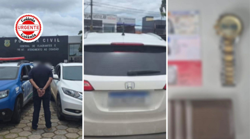 Homem é preso em Goiânia suspeito de dopar mulher em motel e roubar carro alugado e pertences pessoais