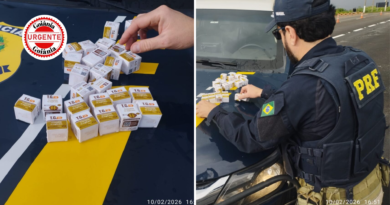 PRF apreende 26 ampolas de medicamento proibido pela Anvisa na BR-050, em Catalão