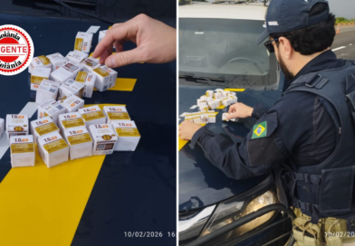 PRF apreende 26 ampolas de medicamento proibido pela Anvisa na BR-050, em Catalão