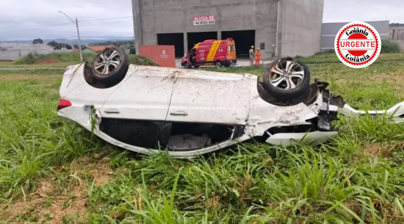 Motorista morre após capotamento na GO-164 entre São Luís de Montes Belos e Sanclerlândia