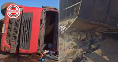 Tombamento de carreta na BR-452 mata motorista após manobra irregular de ultrapassagem