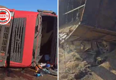 Tombamento de carreta na BR-452 mata motorista após manobra irregular de ultrapassagem