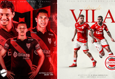 Atlético Clube Goianiense e Vila Nova Futebol Clube reeditam clássico decisivo por vaga na final do Goianão