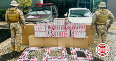Comando de Operações de Divisas apreende 10,5 mil maços de cigarros contrabandeados no Sul de Goiás