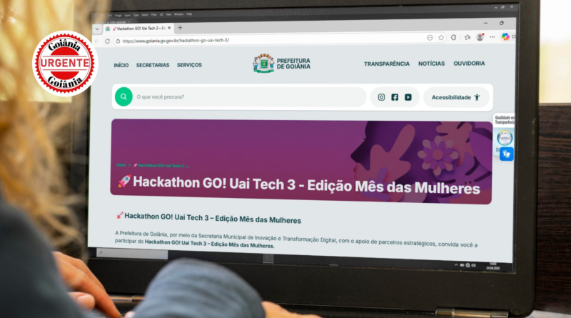 Prefeitura de Goiânia abre inscrições para Hackathon GO! Uai Tech com foco em políticas para mulheres