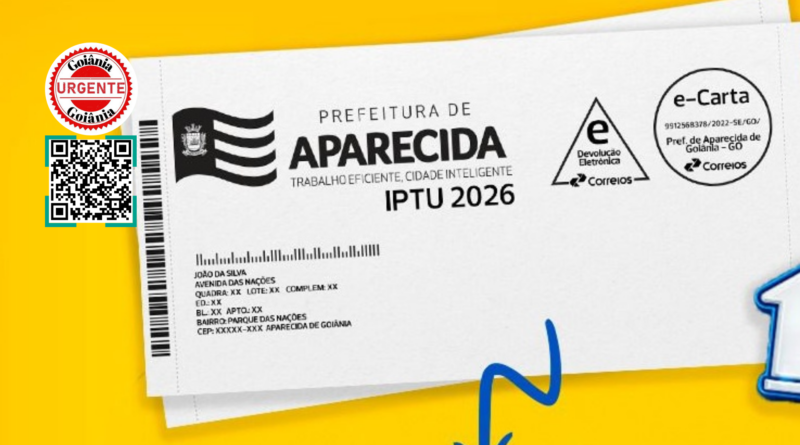 Prefeitura de Aparecida digitaliza IPTU 2026, mas mantém lacunas em acesso e transparência no atendimento