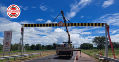 BR-452 terá bloqueios temporários para instalação de pórticos de pedágio eletrônico