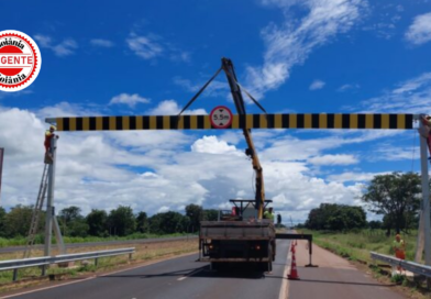 BR-452 terá bloqueios temporários para instalação de pórticos de pedágio eletrônico