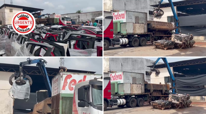 Detran-GO destrói toneladas de peças ilegais e endurece combate ao mercado clandestino automotivo