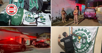 Operação policial prende líder do tráfico no Parque Santa Cruz e integrantes de torcida organizada suspeitos de ataques, em Goiânia