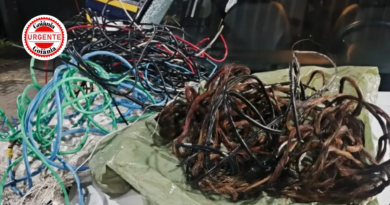 Furto de cabos em parques de Goiânia leva à prisão de suspeito com quase 50 kg de cobre
