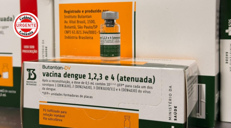 Goiânia inicia vacinação contra dengue em profissionais da Atenção Primária com doses do Instituto Butantan