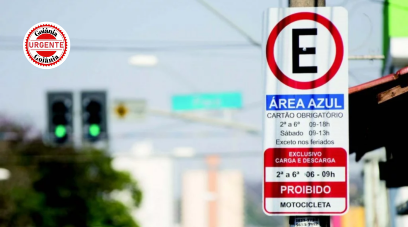 Projeto na Câmara propõe extinguir cobrança da Área Azul nas ruas de Goiânia