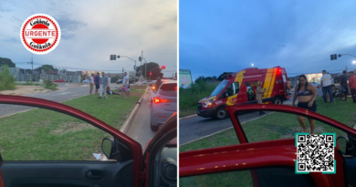 Motociclista sofre queda na região noroeste de Goiânia e mobiliza busca por familiares