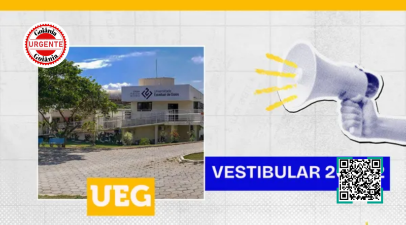 UEG amplia prazo do vestibular e mantém oferta estratégica de cursos para o interior de Goiás