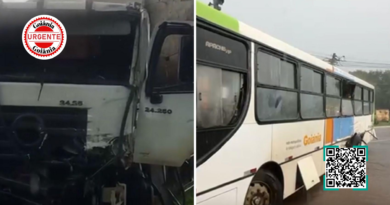 Colisão entre ônibus e caminhão deixa estudantes feridos e expõe riscos no trânsito da Perimetral Norte
