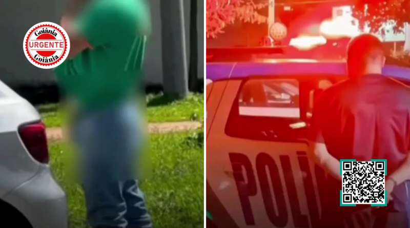 Homem é preso após exposição indecente nas proximidades de escola, em Aparecida de Goiânia