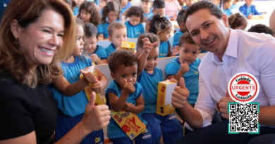 Prefeitura de Aparecida distribui mais de 46 mil chocolates e reforça novo modelo de alimentação escolar