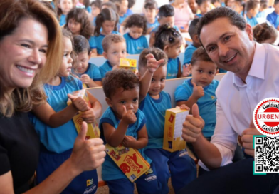 Prefeitura de Aparecida distribui mais de 46 mil chocolates e reforça novo modelo de alimentação escolar