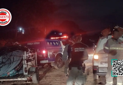 Operação desmantela ponto clandestino e recupera mais de 600 kg de cabos furtados da rede elétrica, em Aparecida