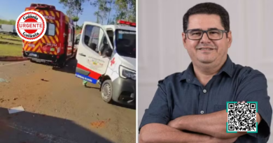 Ex-vereador morre após colisão grave entre moto e caminhonete na GO-060