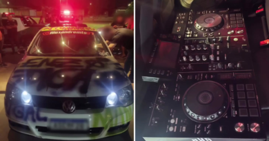 Fiscalização fecha festas clandestinas e apreende som automotivo, em Aparecida de Goiânia