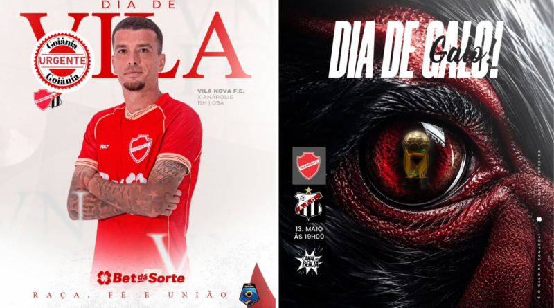 Vila Nova e Anápolis fazem semifinal decisiva no OBA por vaga na final da Copa Centro-Oeste