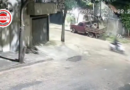 Câmera registra colisão entre motocicletas em cruzamento de Catalão; jovem fica ferido